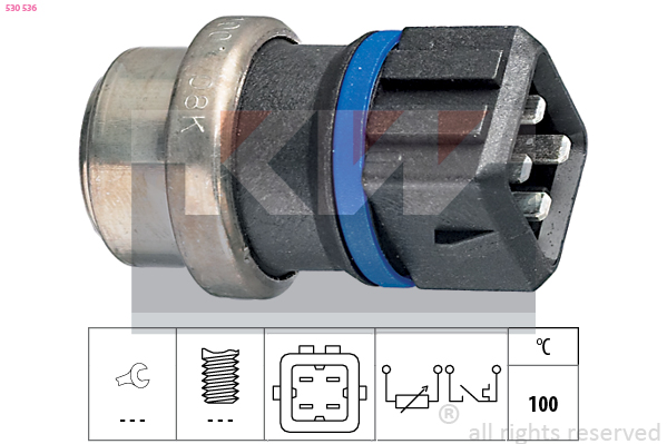 Senzor,temperatura lichid de racire 530 536 KW